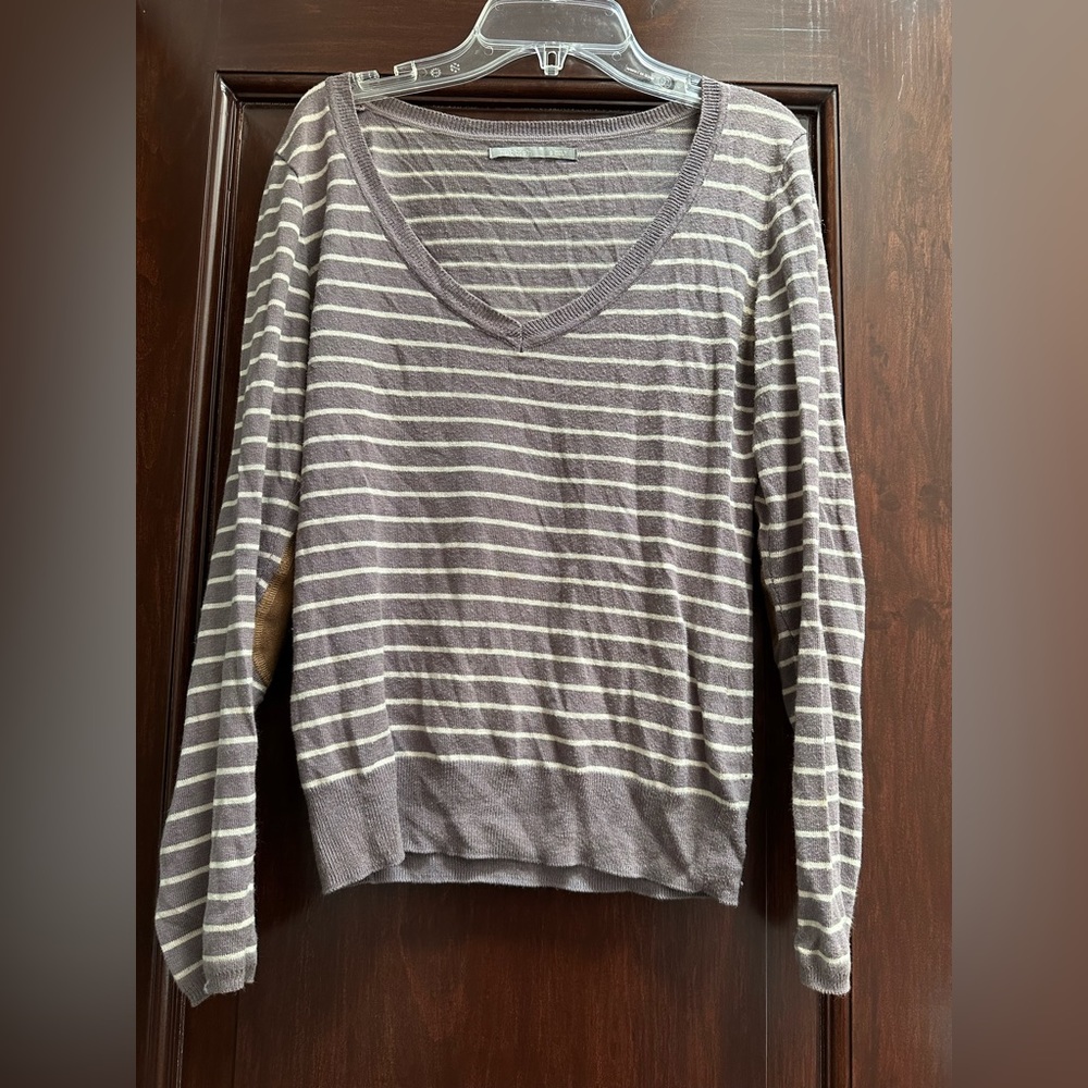 Nordstrom Rubbish Striped Sweater with Elbow Pads
